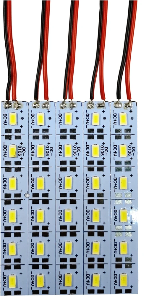 SYMFONIA DC 4 Volt SMD LED 30 pcs Aluminum Slot Rigid Strip SMD 5730 Bar Light Light Electronic Hobby Kit